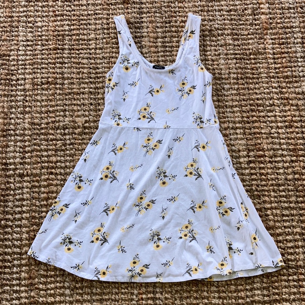 sunflower flowy dress
